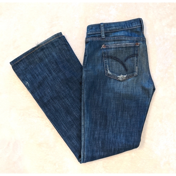 Women's Joe's Jeans Boot Cut Dark/Faded Wash, 28 - Picture 1 of 11